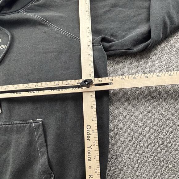 Brixton Hoodie Adult Large Gray Long Sleeve Sweater Sweatshirt Casual Men's - Picture 11 of 14